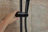 HANSGROHE Showerpipe Vernis Blend 240 mattschwarz mit Wannenthermostat