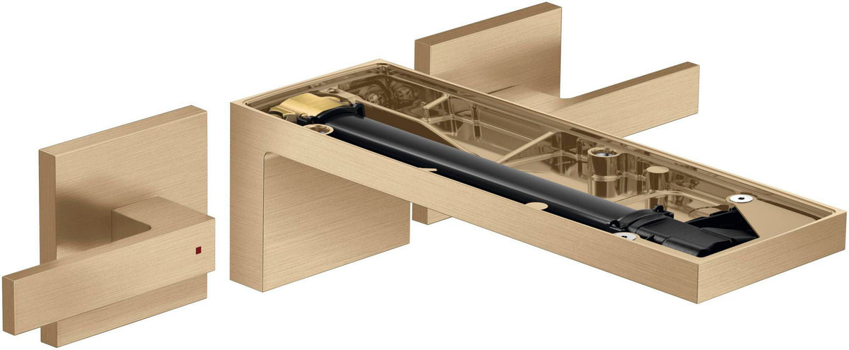 AXOR MYEDITION 3-Loch-Waschtischmischer mit Push-Open Ablaufgarnitur in Chrom