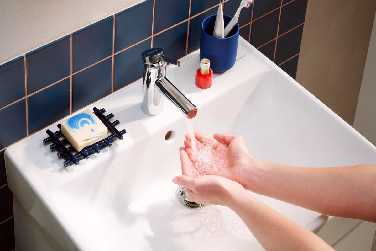 Hansgrohe Zesis S Einhebel-Waschtischmischer 70 mm mit Zugstangen-Ablaufgarnitur, chrom
