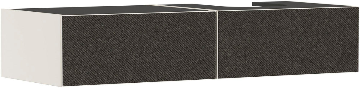 HANSGROHE Xevolos E Waschtischunterschrank 1370 mm – Grifflos, SoftClose, 2 Schubkästen, Sandbeige
