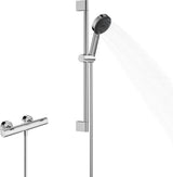 AXOR Pulsify Select S 3 Jet Brausesystem mit Ecostat Fine Thermostat – Chrom