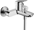 Hansgrohe Logis Einhebel-Wannenmischer DN 15, Aufputz, Chrom – mit Temperaturbegrenzung