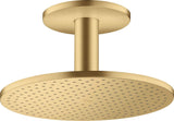 AXOR Kopfbrause 300 2jet ShowerSolutions Deckenmontage Chrom mit PowderRain