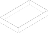 HANSGROHE Aufsatzwaschtisch Xuniva Evo E 650x400mm matt schwarz ohne Hahnloch