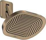 AXOR ShowerSphere 2jet Kopfbrause 370/220 mit beweglichem Brausearm – PowderRain & Rain Strahlarten