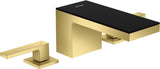AXOR MYEDITION 3-Loch-Waschtischmischer 70 ohne Platte in polished gold optic – PowderRain