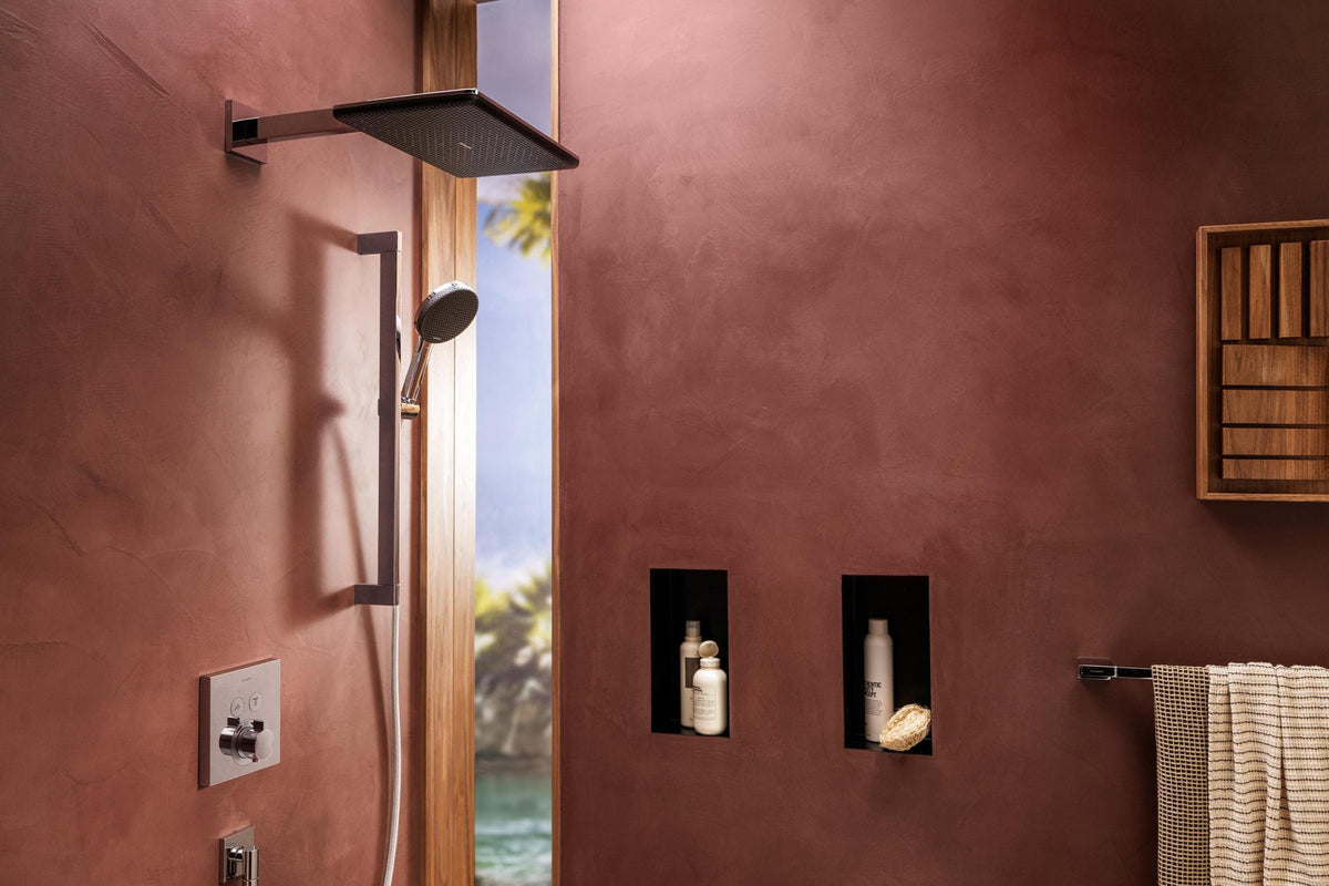 HANSGROHE XtraStoris Minimalistic Wandnische rahmenlos mattschwarz 300x150x100 mm