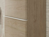 HANSGROHE Hochschrank Xelu Q 1650x400x350mm weiß hochglanz mit chrom Griffleiste