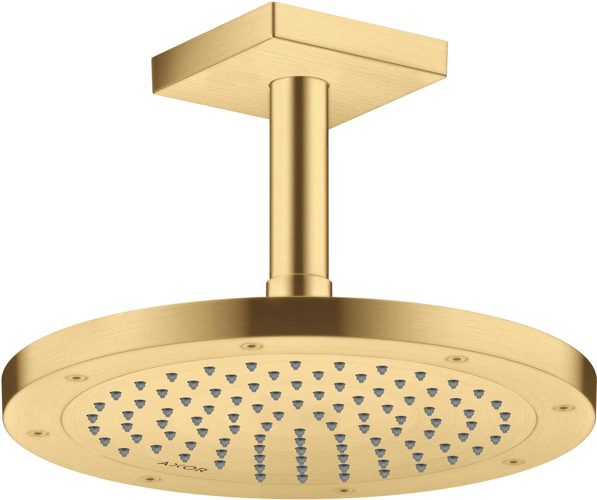 AXOR Kopfbrause 245 1jet EcoSmart Chrom – 245 mm Rain Strahl für Wand- und Deckenmontage