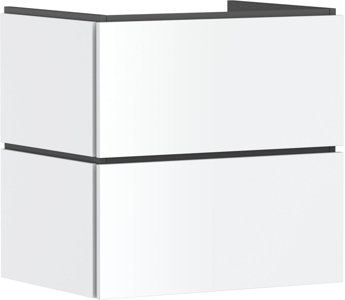 HANSGROHE Xilesa E Waschtischunterschrank 630 mm mit 2 Schubkästen, SoftClose, Wandmontage