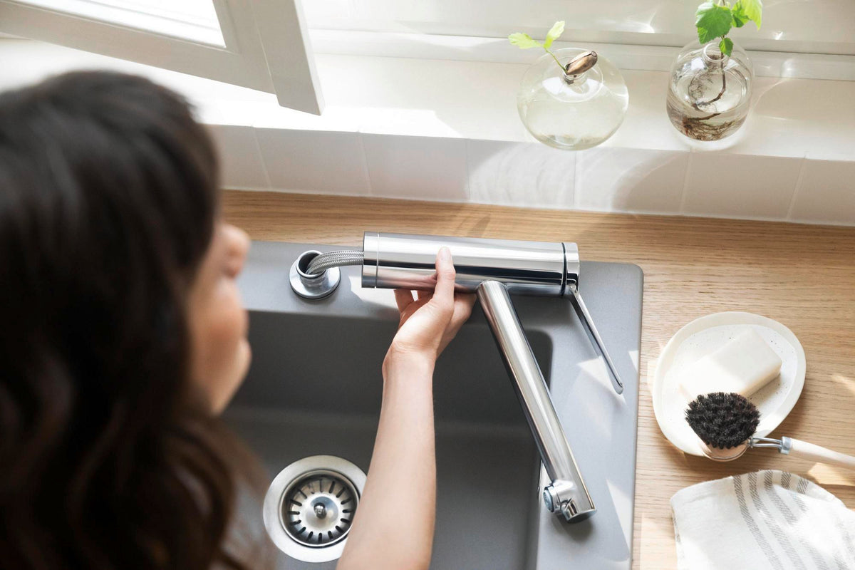 HANSGROHE Einbauspüle S51 450 SilicaTec graphitschwarz 1 Becken 60 cm Unterschrank