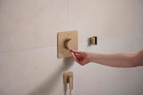 HANSGROHE Ecostat Comfort Q Thermostat UP Fertigset für 2 Verbraucher – Temperatur- und Volumensteuerung