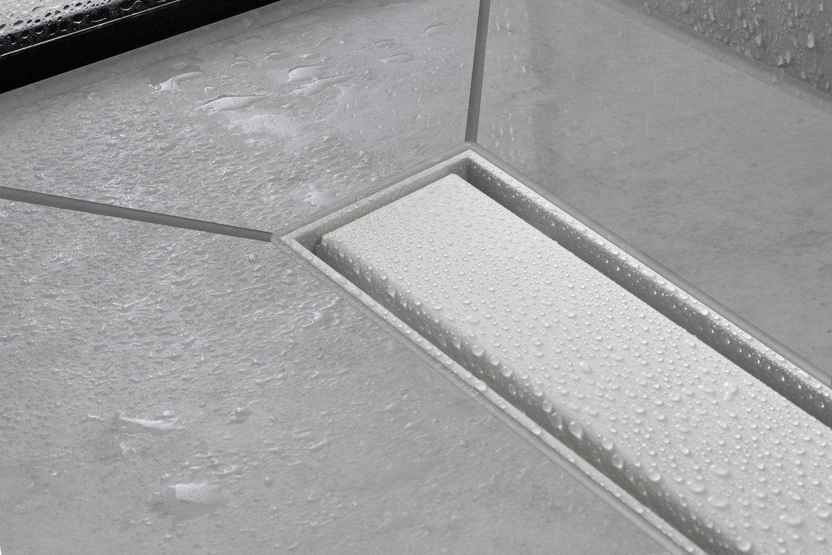 HANSGROHE RainDrain Match Duschrinne 600 mm mattschwarz höhenverstellbar