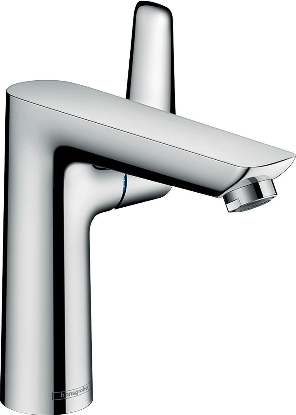 HANSGROHE Talis E Einhebel-Waschtischmischer 150 mit Zugstangen-Ablaufgarnitur, chrom