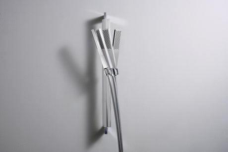 HANSGROHE Stabhandbrause Pulsify E 1jet Chrom – PowderRain Strahlart & QuickClean