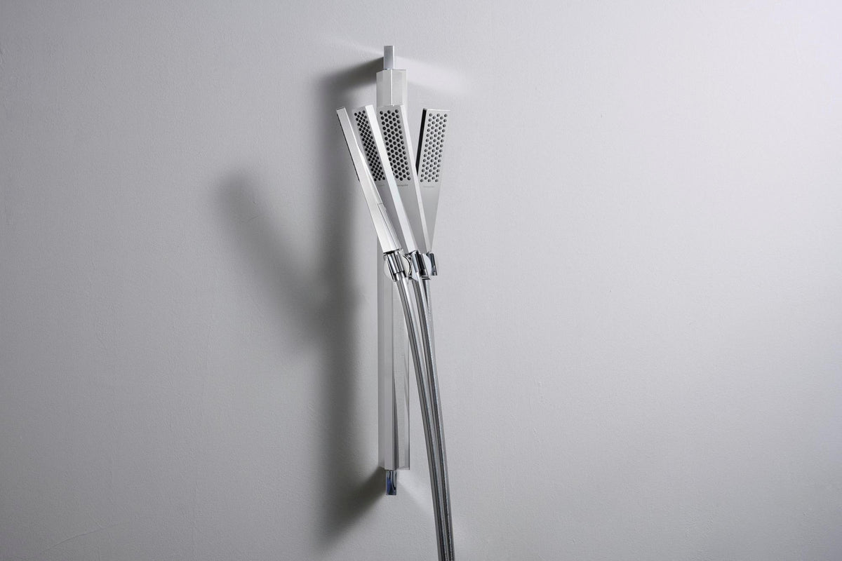 HANSGROHE Pulsify E 1jet Stabhandbrause EcoSmart Chrom – PowderRain & QuickClean