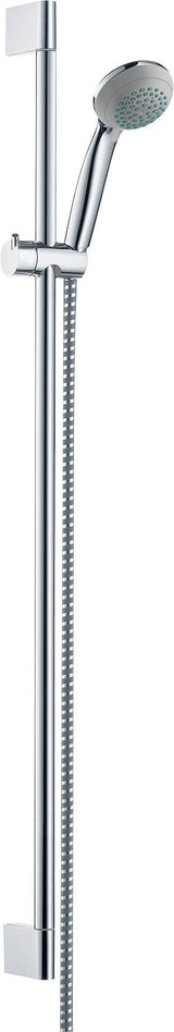 HANSGROHE Brauseset Crometta 85 Mono – Brausestange Unica 650 mm, Chrom, QuickClean