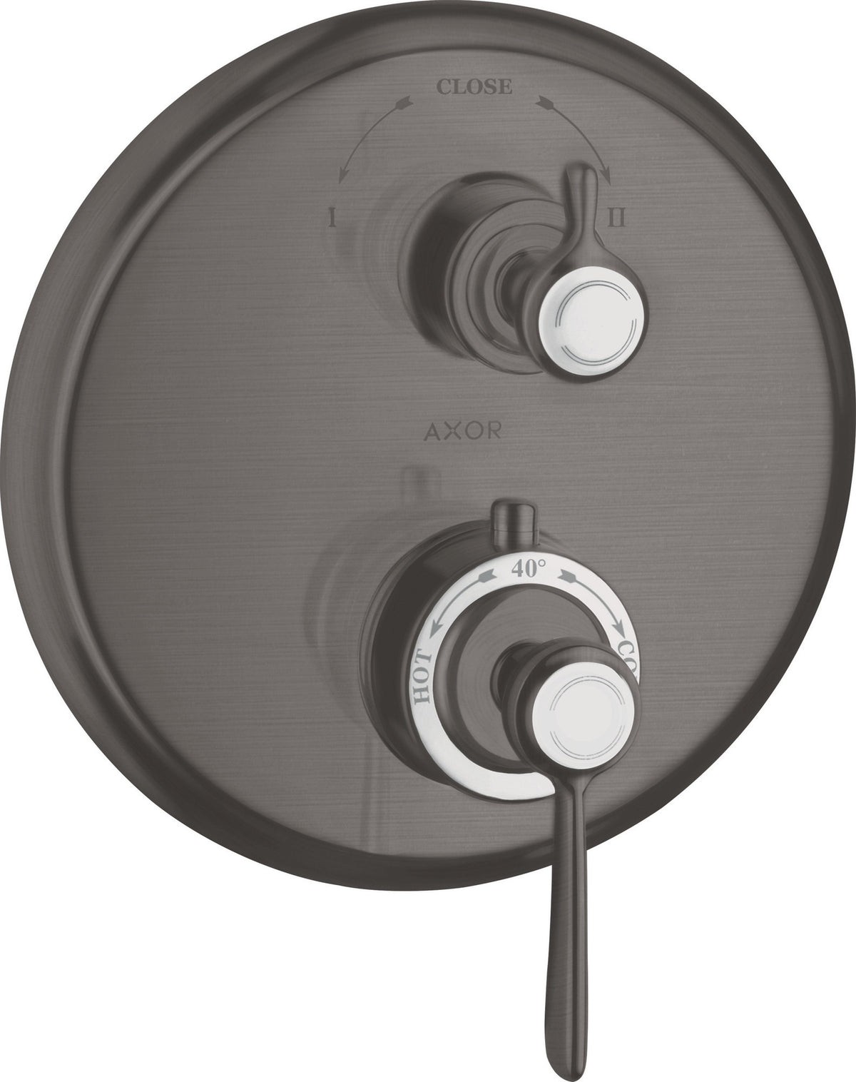 AXOR MONTREUX Thermostatbatterie Unterputz mit Ab-/Umstellventil und Hebelgriff Chrom