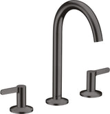 AXOR ONE 3-Loch-Waschtischarmatur 170 mit Push-Open Ablaufgarnitur Chrom