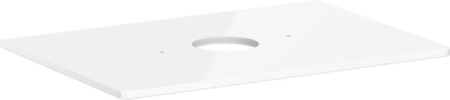 HANSGROHE Xelu Q Konsole 780 mm weiß hochglanz mit mittigem Ausschnitt