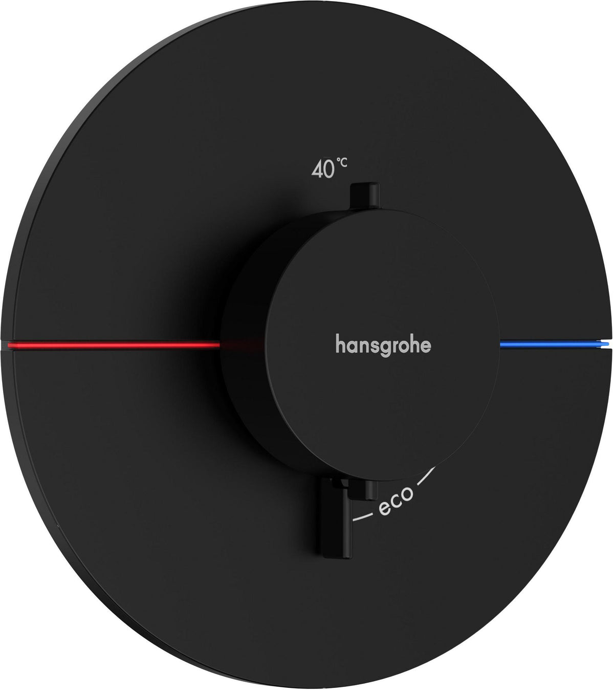 HANSGROHE ShowerSelect Comfort S Thermostat Fertigmontageset Unterputz Chrom – 1 Verbraucher, Stop-Funktion