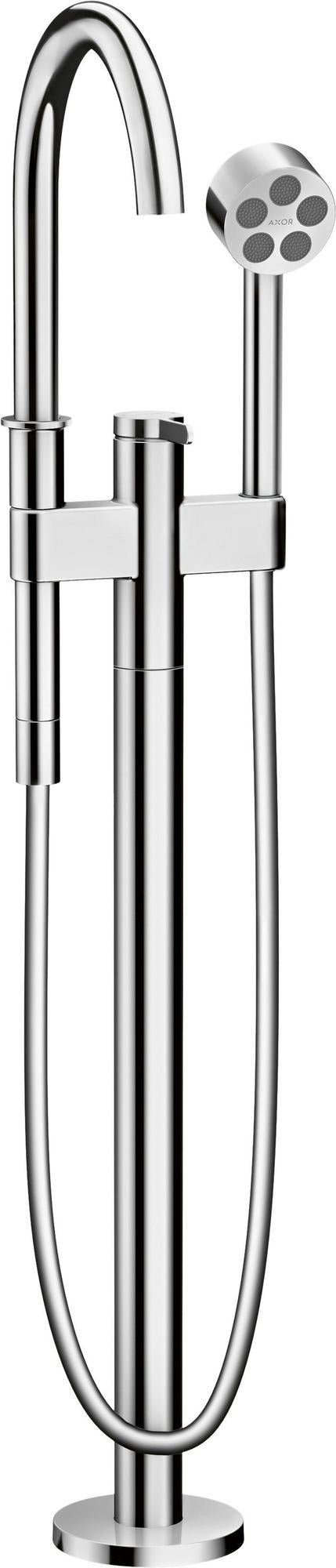 AXOR ONE Fertigmontageset Einhebel-Wannenmischer bodenstehend Chrom von Hansgrohe