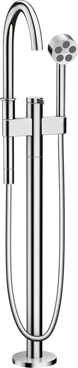 AXOR ONE Fertigmontageset Einhebel-Wannenmischer bodenstehend Chrom von Hansgrohe