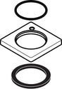 HANSGROHE Rosette AXOR Metropol für Waschtisch-Mischer 48x48mm mattschwarz