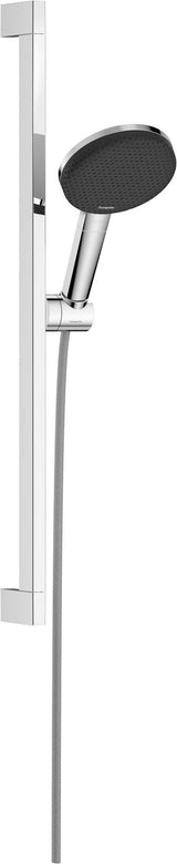 HANSGROHE Raindance Alive Select S 125 Brauseset mit 3 Strahlarten, EcoSmart, Unica 650 mm, Schwarz