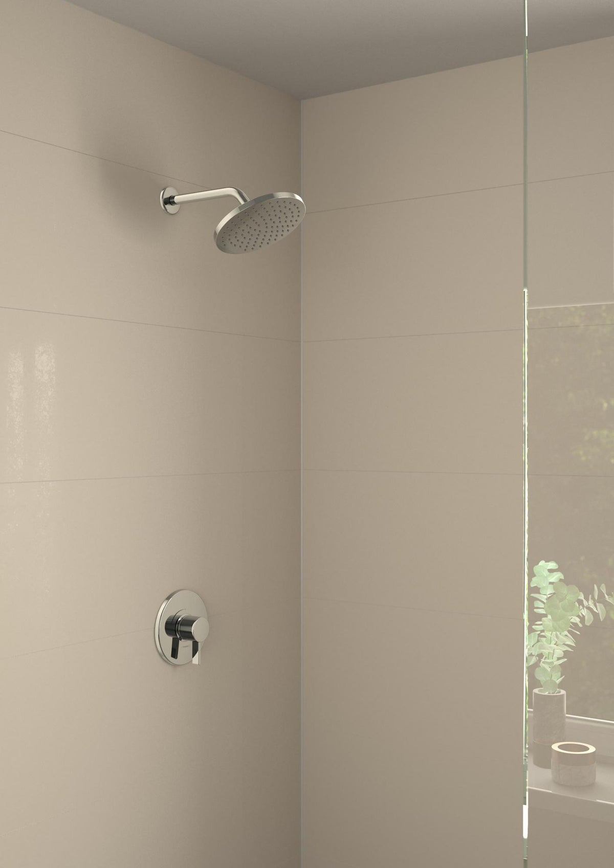 Hansgrohe VERNIS Blend 200 1jet Kopfbrause mit Rain-Strahl, chrom, 205 mm, wassersparend