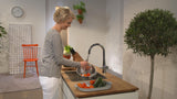 HANSGROHE Talis S 2jet Einhebel-Küchenmischer mit Ausziehbrause, ComfortZone 200, Chrom