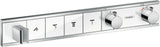 HANSGROHE RainSelect Fertigmontageset Thermostat mit Brausehalter für 4 Verbraucher, Chrom