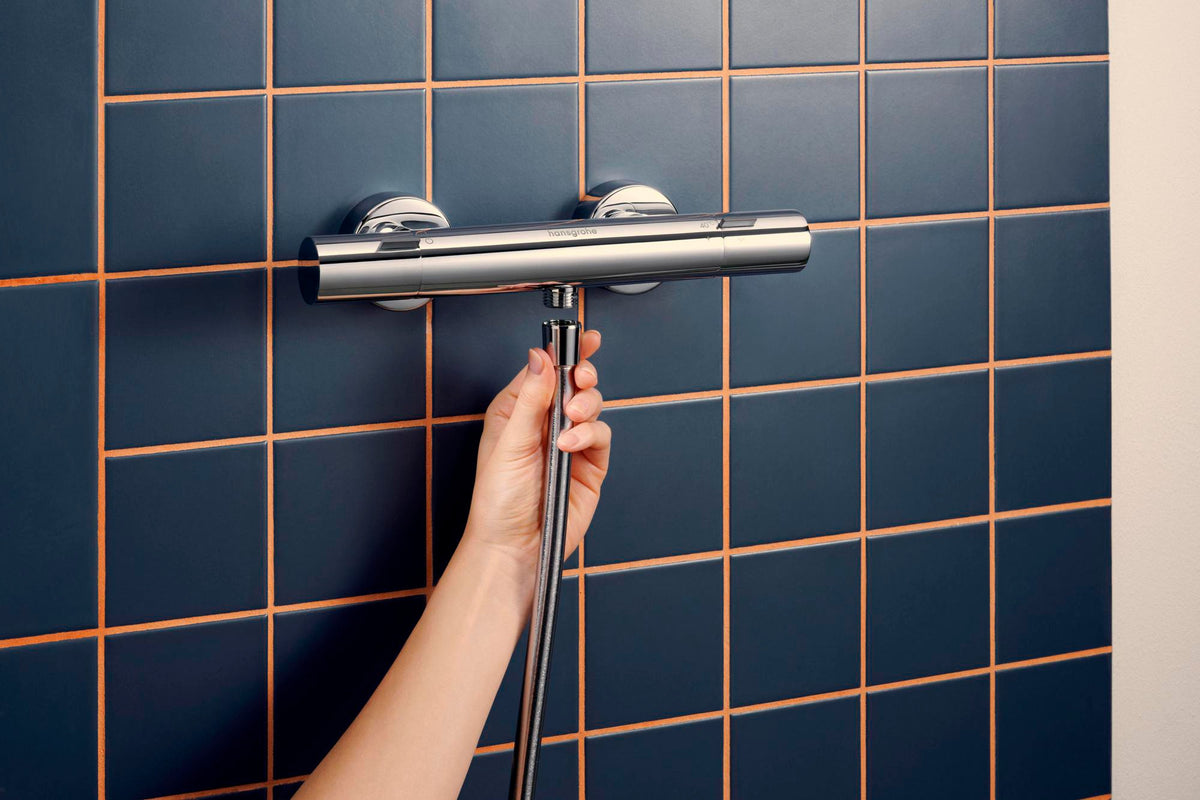 HANSGROHE Ecostat Fine Brausethermostat Aufputz Chrom – Temperatur- und Volumensteuerung
