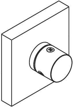 AXOR STARCK SHOWERCOLLECTION Trio/Quattro Ab-/Umstellventil DN 15 chrom – 3 Verbraucher