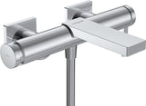 HANSGROHE Tecturis E Einhebel-Wannenmischer Aufputz Chrom – WaterfallStream & Select-Umsteller