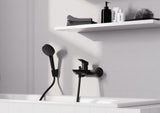 Hansgrohe Logis Einhebel-Wannenmischer DN 15, Aufputz, Chrom – mit Temperaturbegrenzung