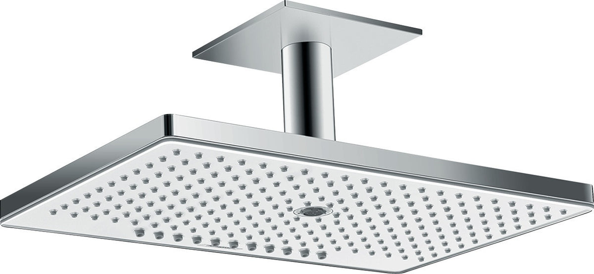 HANSGROHE Kopfbrause RAINMAKER SELECT 460 3jet DN 15 mit Deckenanschluss 100 mm weiß/chrom
