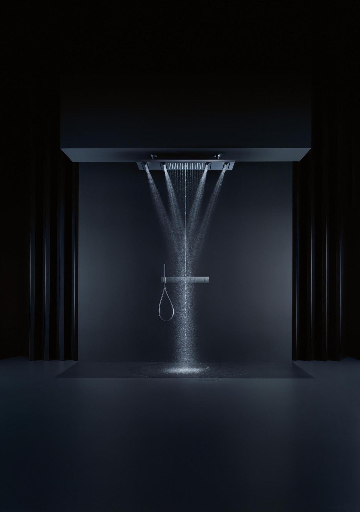 AXOR ShowerSolutions Select Thermostatmodul 670/90 für 5 Verbraucher – Chrom