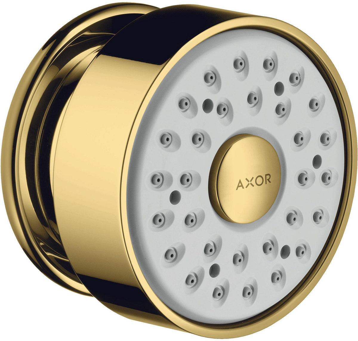 AXOR Seitenbrause 1jet DN 15 mit runder Rosette in Chrom – 65 mm, Rain-Strahl, verstellbar