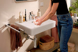 Hansgrohe Designsiphon FLOWSTAR S Chrom – Flaschensiphon DN 32 mit 65–165 mm Verstellweg
