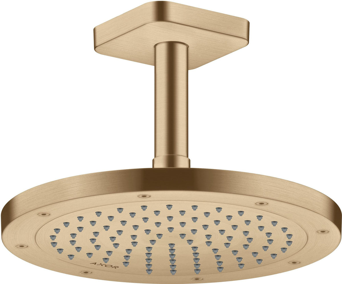 AXOR Kopfbrause 245 1 Jet EcoSmart Chrom – Rain-Duschkopf für Wand- und Deckenmontage