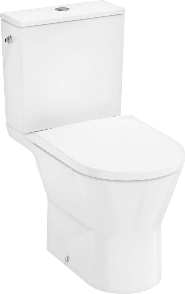 HANSGROHE Stand-WC Set EluPura Original S weiß mit Spülkasten, WC-Sitz, SoftClose und HygieneEffect
