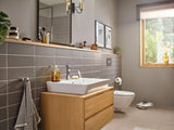 HANSGROHE Rebris E 110 CoolStart Einhebel-Waschtischmischer mit Zugstangen-Ablaufgarnitur, chrom