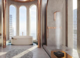 AXOR Suite Badewanne 1900 x 850 mm freistehend oval – SolidSurface, matt, 2 Personen