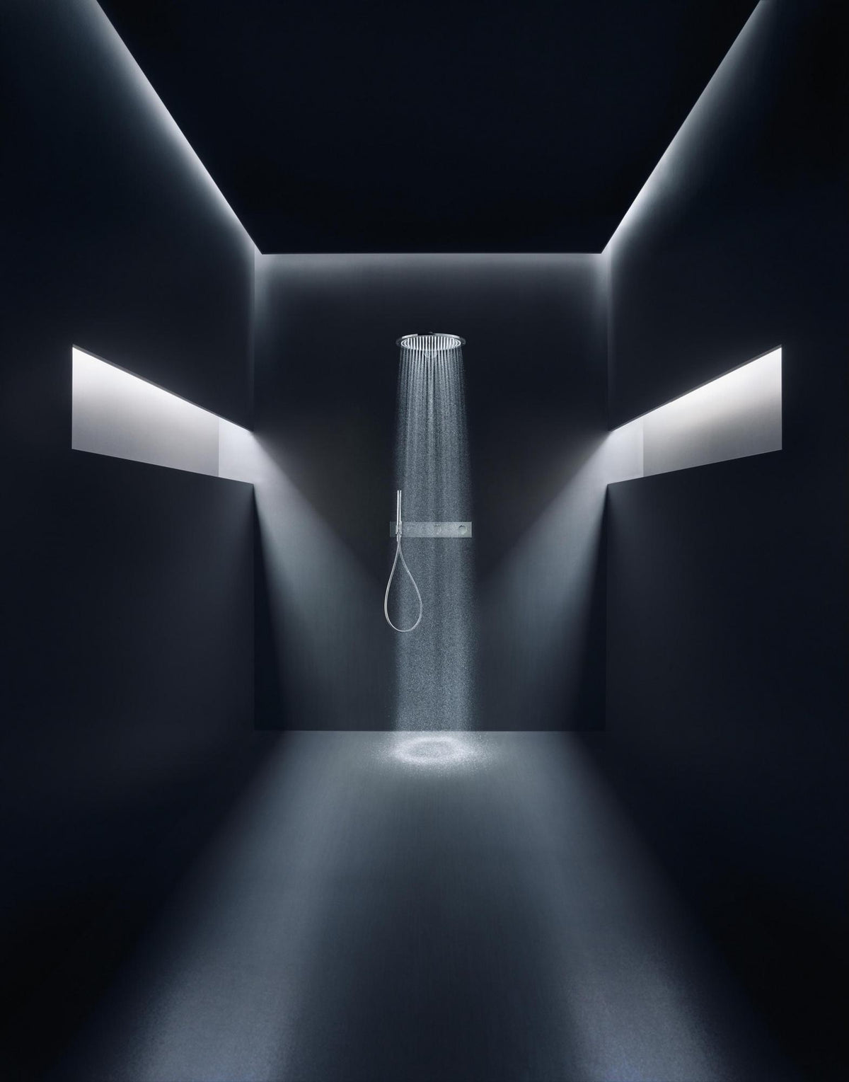 Hansgrohe HG Kopfbrause SHOWERSOLUTIONS 350 1jet chr – 350 mm PowderRain Strahl