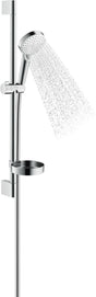 HANSGROHE Crometta Vario Brauseset weiß/chrom mit Unica´Croma Brausestange 650 mm