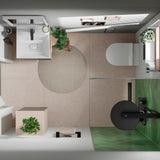 HANSGROHE RainDrain Match Duschrinne 600 mm mattschwarz höhenverstellbar