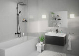 Hansgrohe VERNIS Shape 100 Einhebel-Waschtischmischer mattschwarz, ComfortZone 100, ohne Ablaufgarnitur