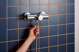 HANSGROHE Zesis S Brausemischer Aufputz Chrom – Einhandmischer mit Temperaturbegrenzung