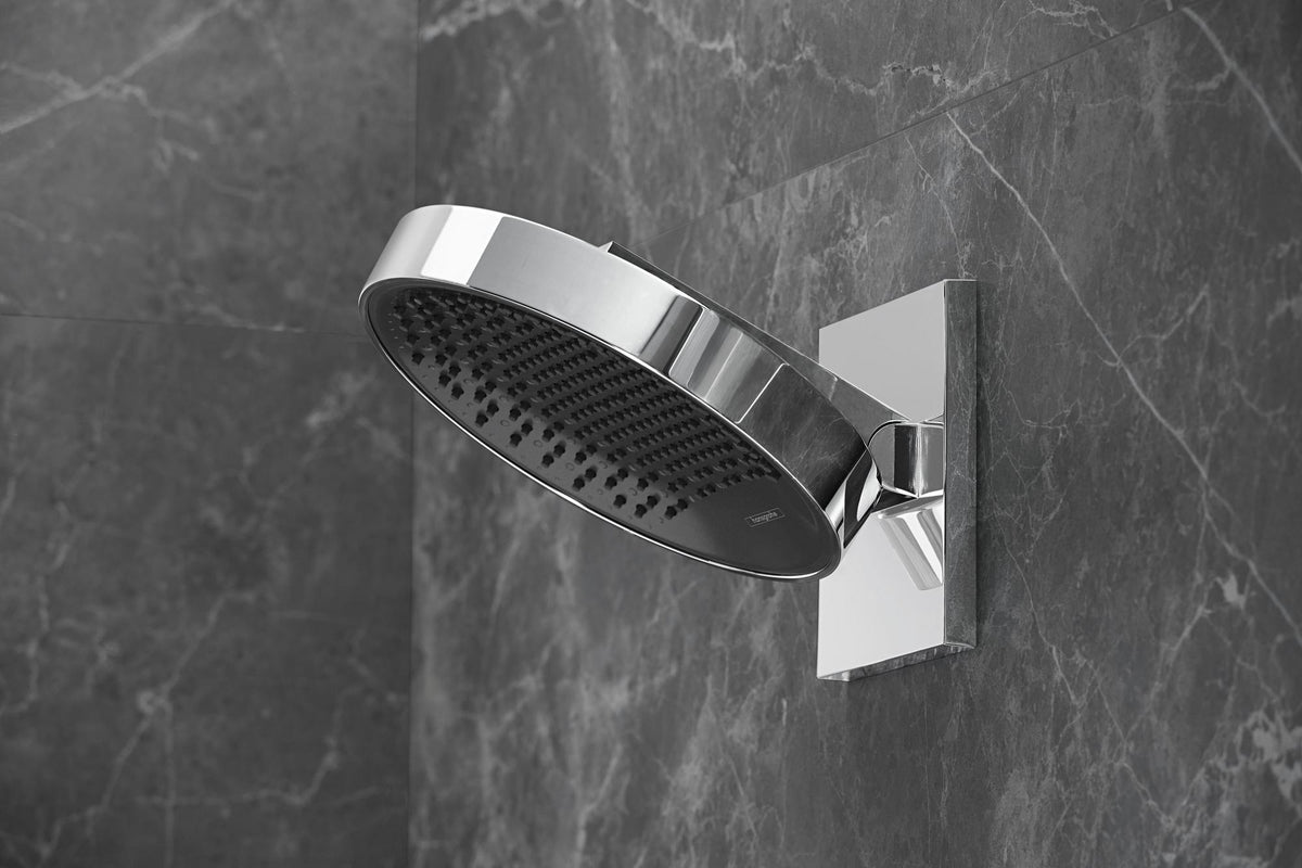 HANSGROHE Rainfinity 250 Kopfbrause 1jet Wandmontage chrom – PowderRain Strahl